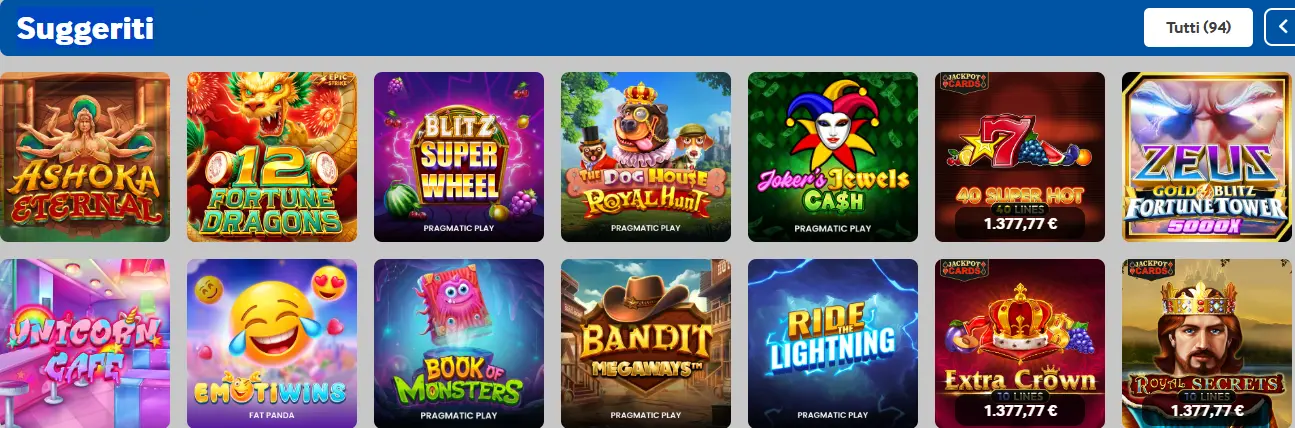 goldbet slots italia